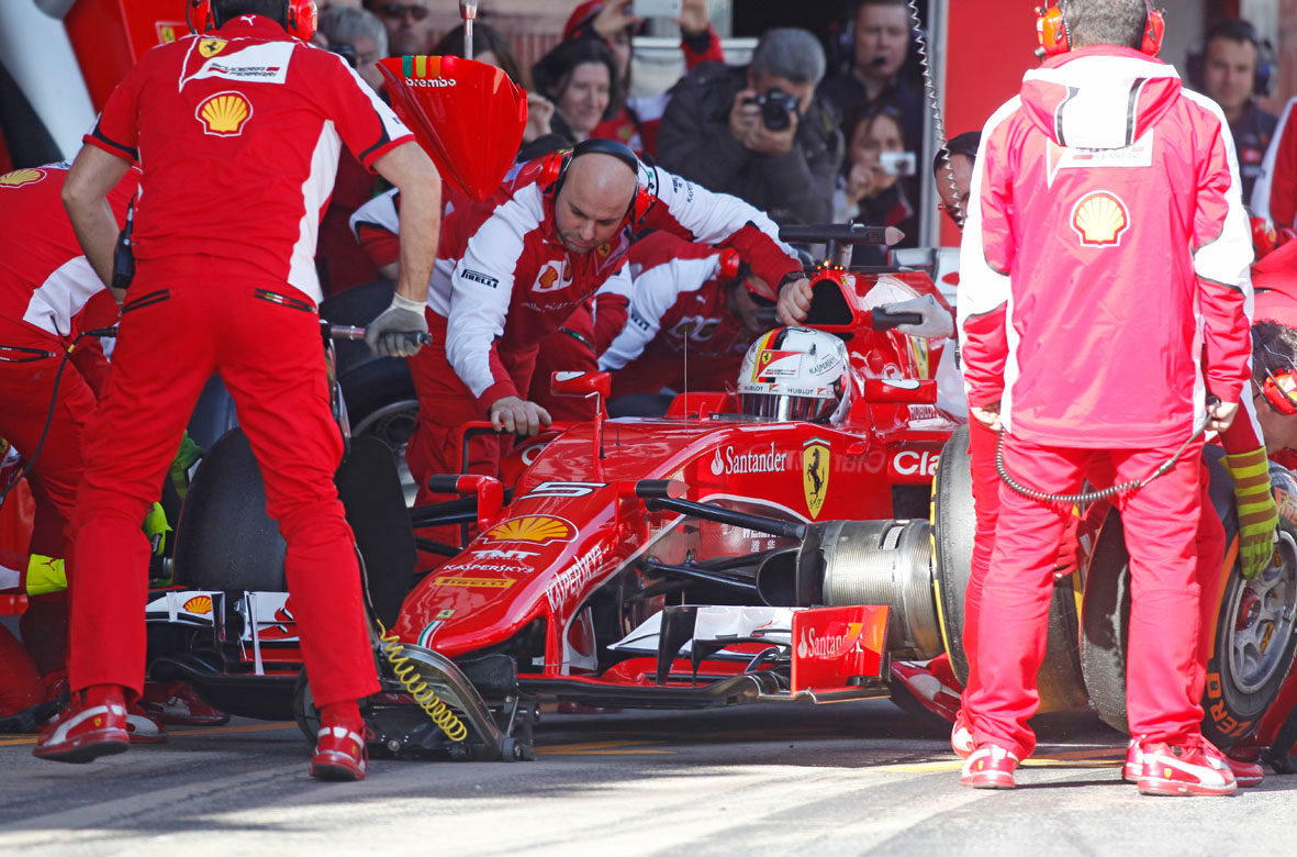 Matkateema Formula 1 varikko